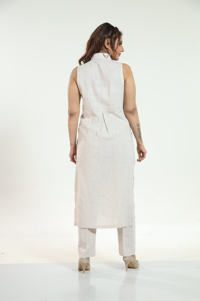 Vanilla Long Linen Set