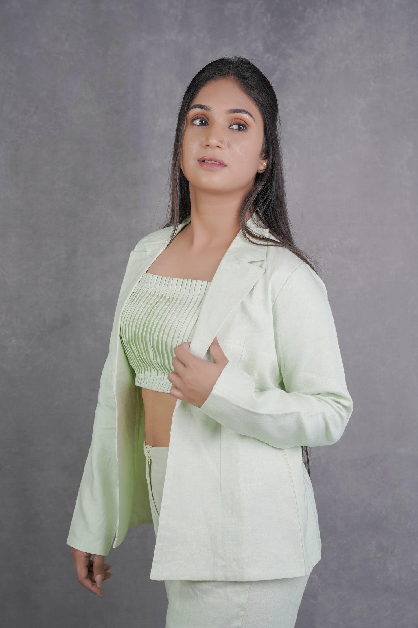 The Mint Hour Blazer Set