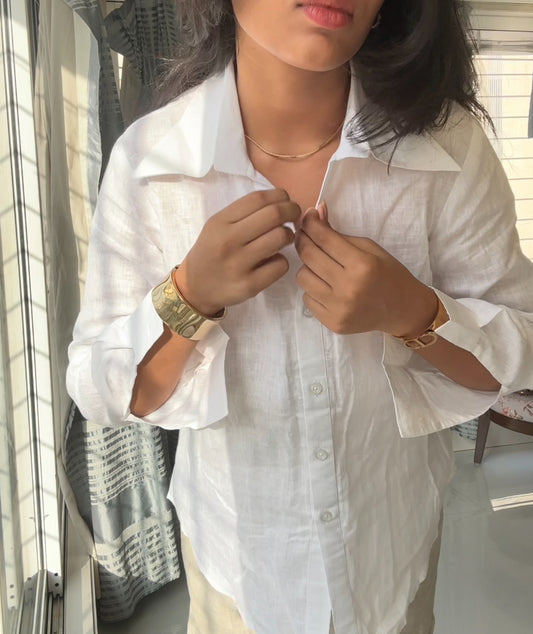 White Linen Shirt